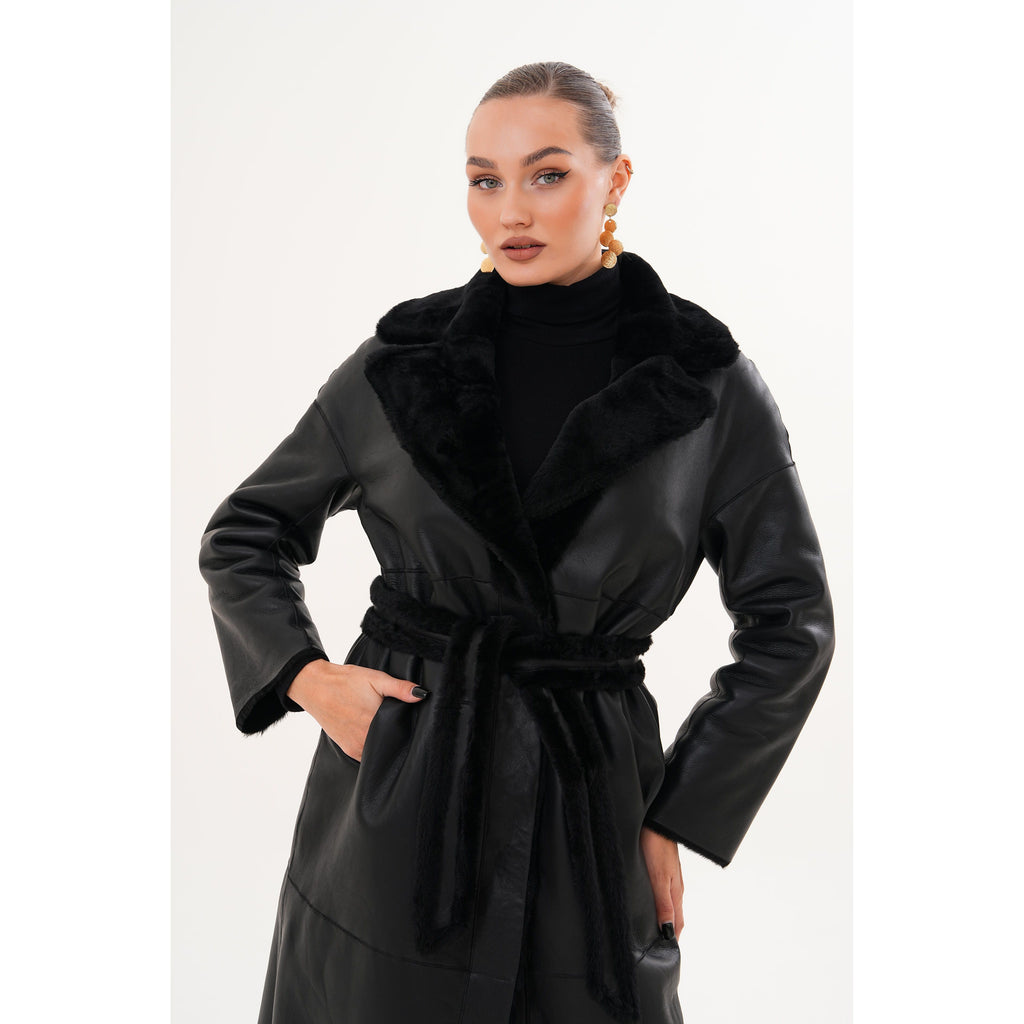 Vinci The Emilia Reversible Shearling Leather Women Jacket