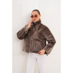 Vinci The Geneva Reversible Shearling Leather Women Jacket
