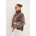Vinci The Geneva Reversible Shearling Leather Women Jacket