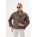 Vinci The Geneva Reversible Shearling Leather Women Jacket