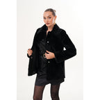 Vinci The Ava Reversible Shearling Leather Women Jacket