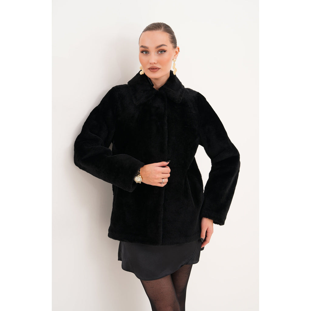 Vinci The Ava Reversible Shearling Leather Women Jacket