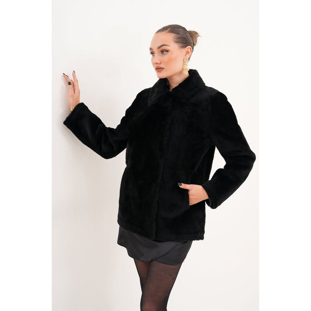 Vinci The Ava Reversible Shearling Leather Women Jacket