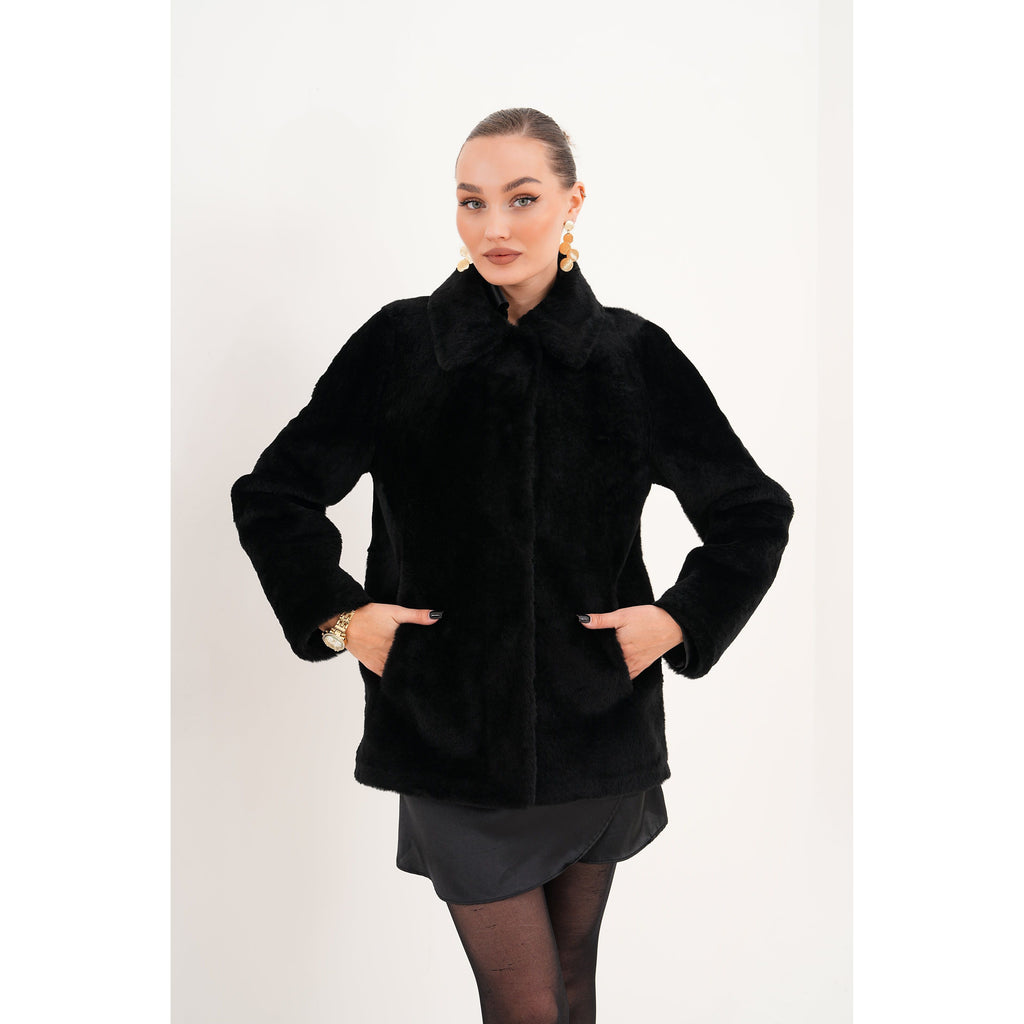 Vinci The Ava Reversible Shearling Leather Women Jacket