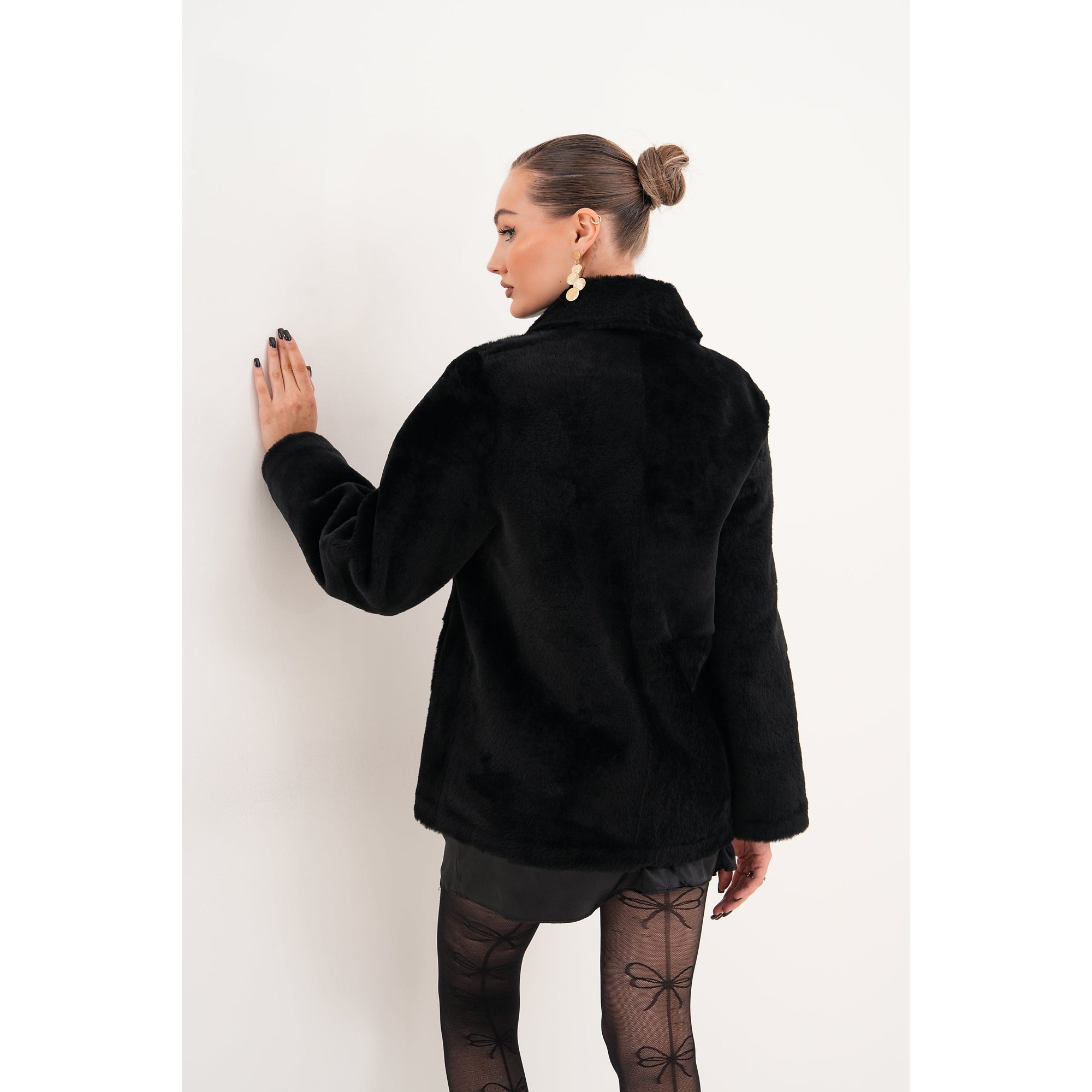 Vinci The Ava Reversible Shearling Leather Women Jacket