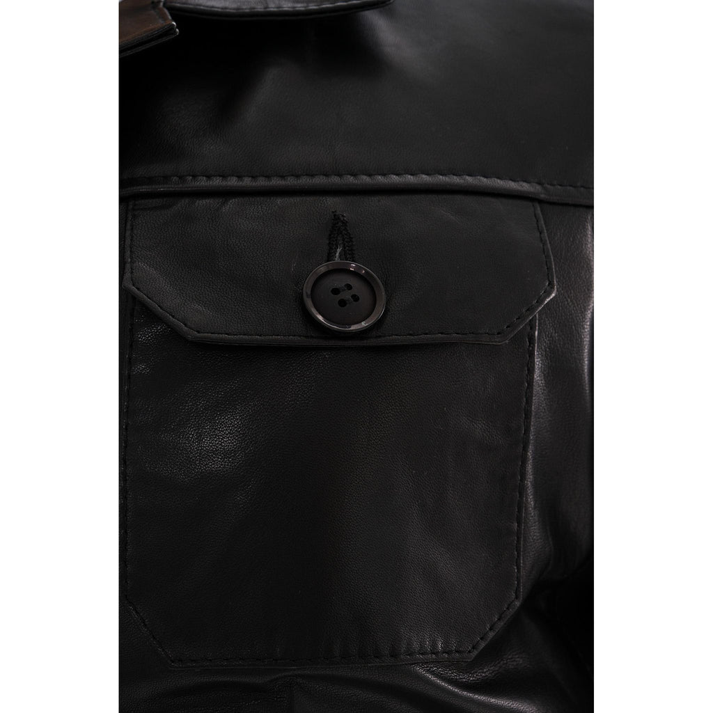 The Azzuro Black Leather Jacket