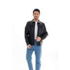 The Mantua Black Leather Jacket
