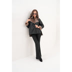 The Duchess Shearling Brown Leather Women Hooded Jacket
