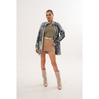 Vinci The Prado Reversible Cream  Leather Women Jacket