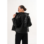 Vinci The Vesper Black Leather Women Jacket