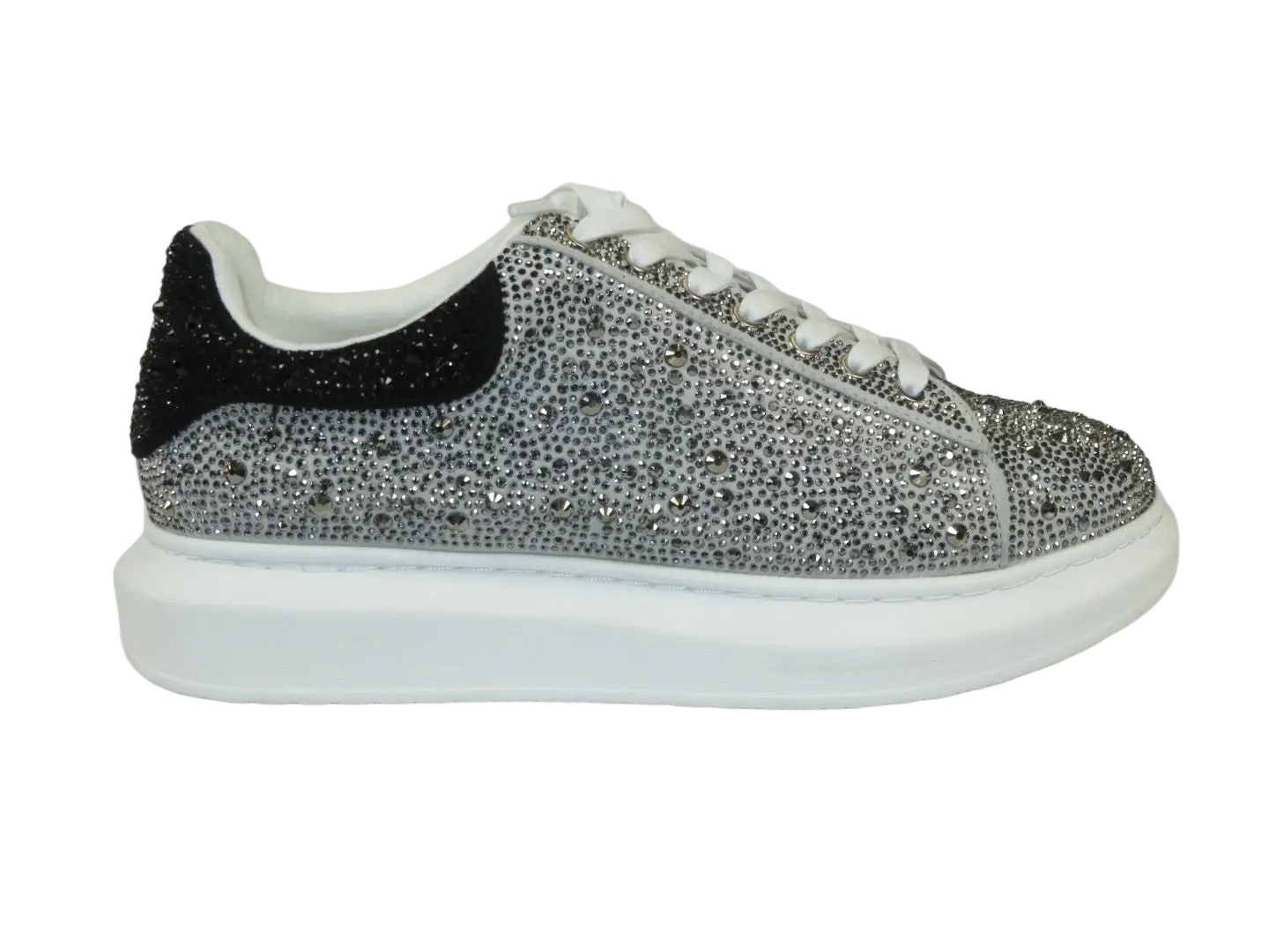 Men's Dressy Sneaker Shoes STEVE MADDEN Micro Suede Stones Icebox Silver