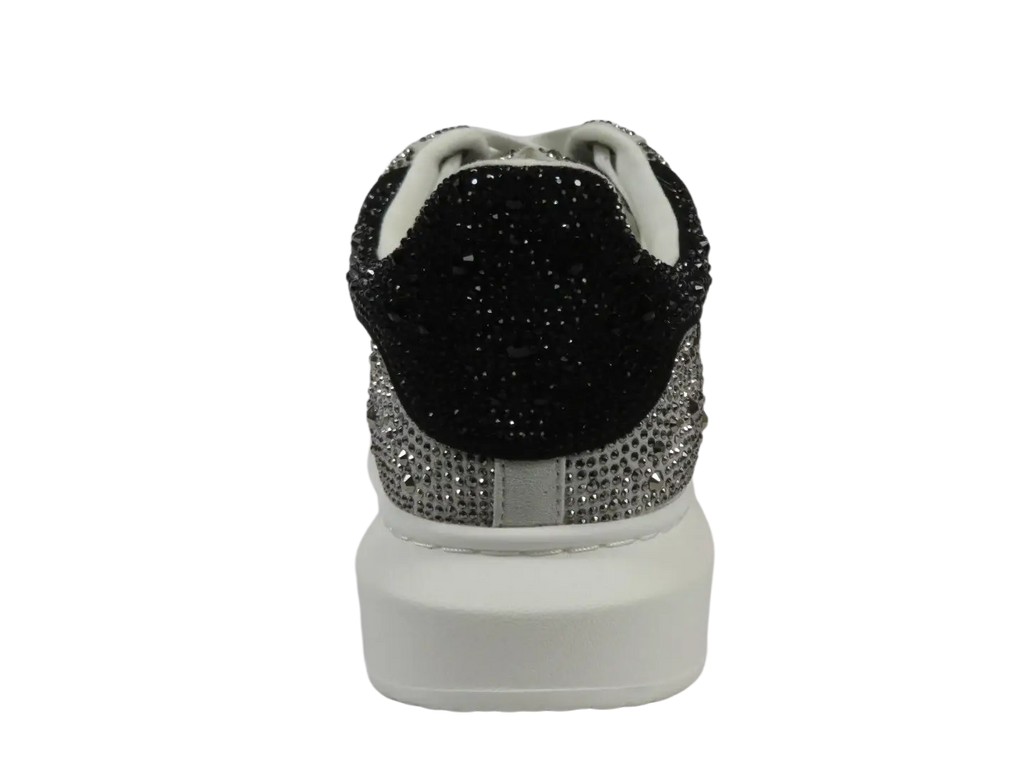 Men's Dressy Sneaker Shoes STEVE MADDEN Micro Suede Stones Icebox Silver