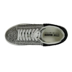 Men's Dressy Sneaker Shoes STEVE MADDEN Micro Suede Stones Icebox Silver