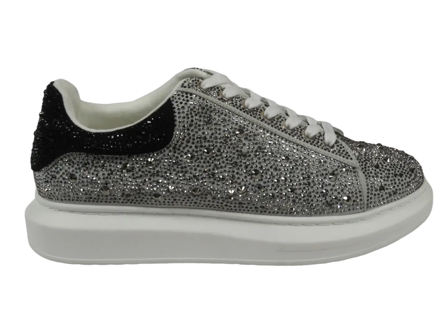 Men's Dressy Sneaker Shoes STEVE MADDEN Micro Suede Stones Icebox Silver