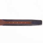 The Neiva Navy/Brown Leather Belt