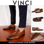 The Johannesburg Brown Leather Dress Loafer Men  Shoe