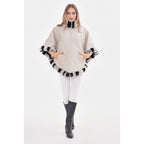 Vinci The Glacier Light Beige Reversible Leather Women Jacket