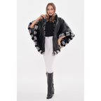 Vinci The Glacier Black Reversible Leather Women Jacket