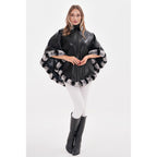 Vinci The Glacier Black Reversible Leather Women Jacket