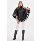 Vinci The Glacier Black Reversible Leather Women Jacket