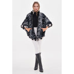 Vinci The Glacier Black Reversible Leather Women Jacket