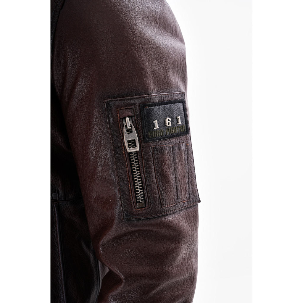 The Northway Brown Lambskin Men Leather Jacket