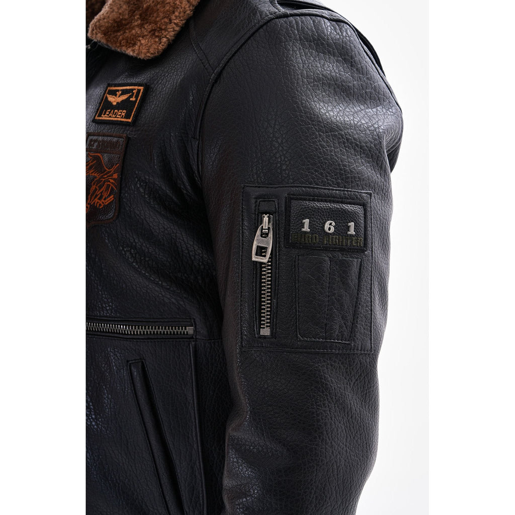The Northway Black Lambskin Men Leather Jacket