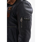 The Northway Black Lambskin Men Leather Jacket