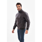 The Ardent Dark Brown Lambskin Men Leather Jacket