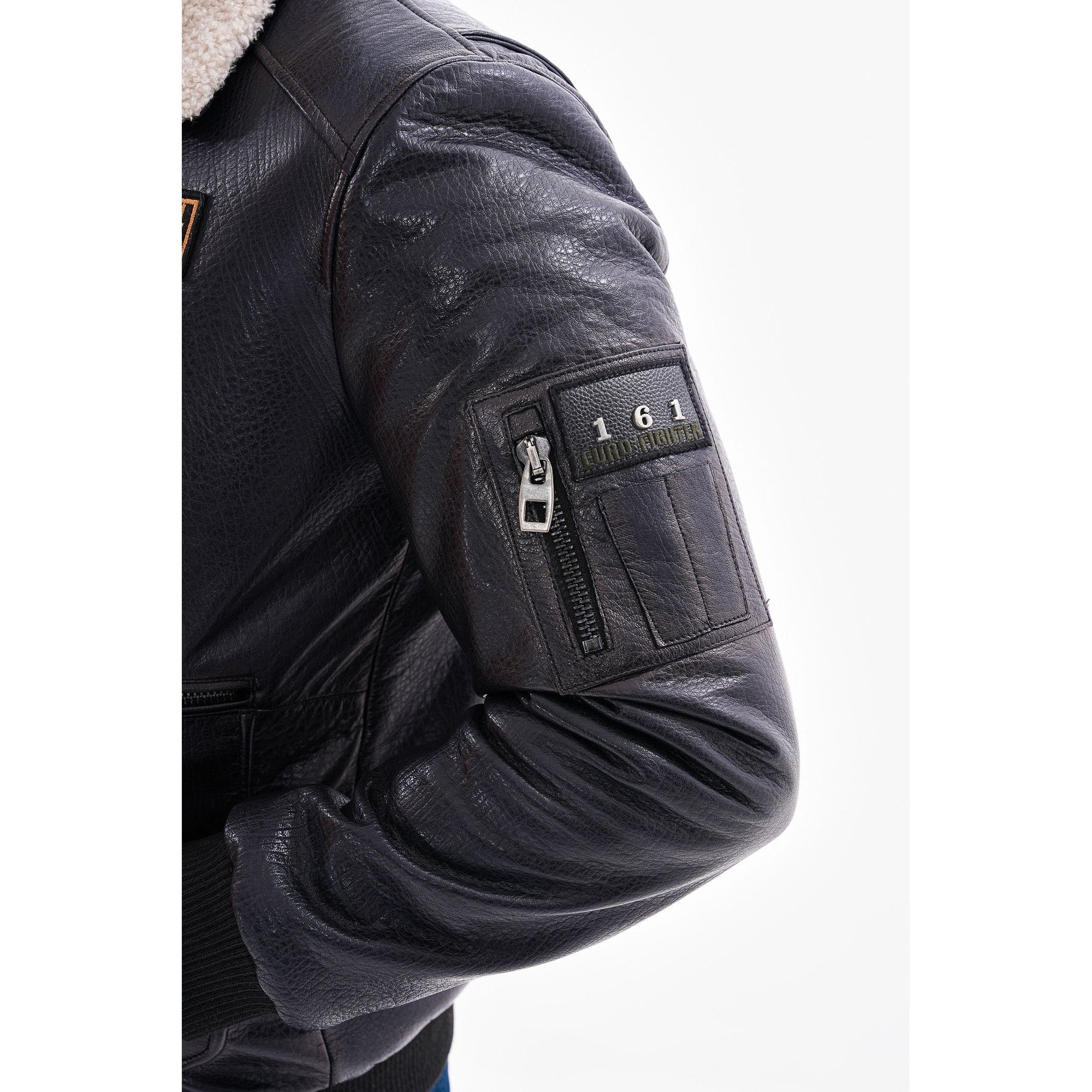 The Northway Navy Blue Lambskin Men Leather Jacket