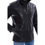 Vinci The Nero Black Leather Men Jacket