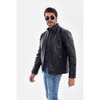 The Varden Black Leather Men Jacket