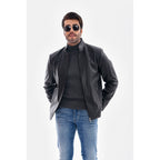 The Varden Black Leather Men Jacket