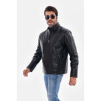 The Varden Black Leather Men Jacket