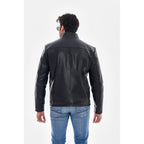 The Varden Black Leather Men Jacket