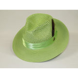 Men's Summer Spring Braid Straw style Hat by BRUNO CAPELO JULIAN JU926 Apple