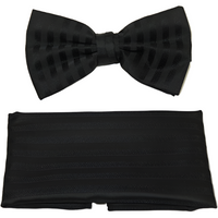 Men's Fancy Bow Tie/Hankie Set By J.Valintin Soft Microfiber Silky JVBT-15