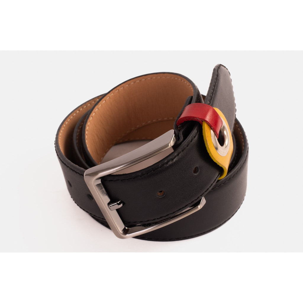 The Jackie Black Leather Belt