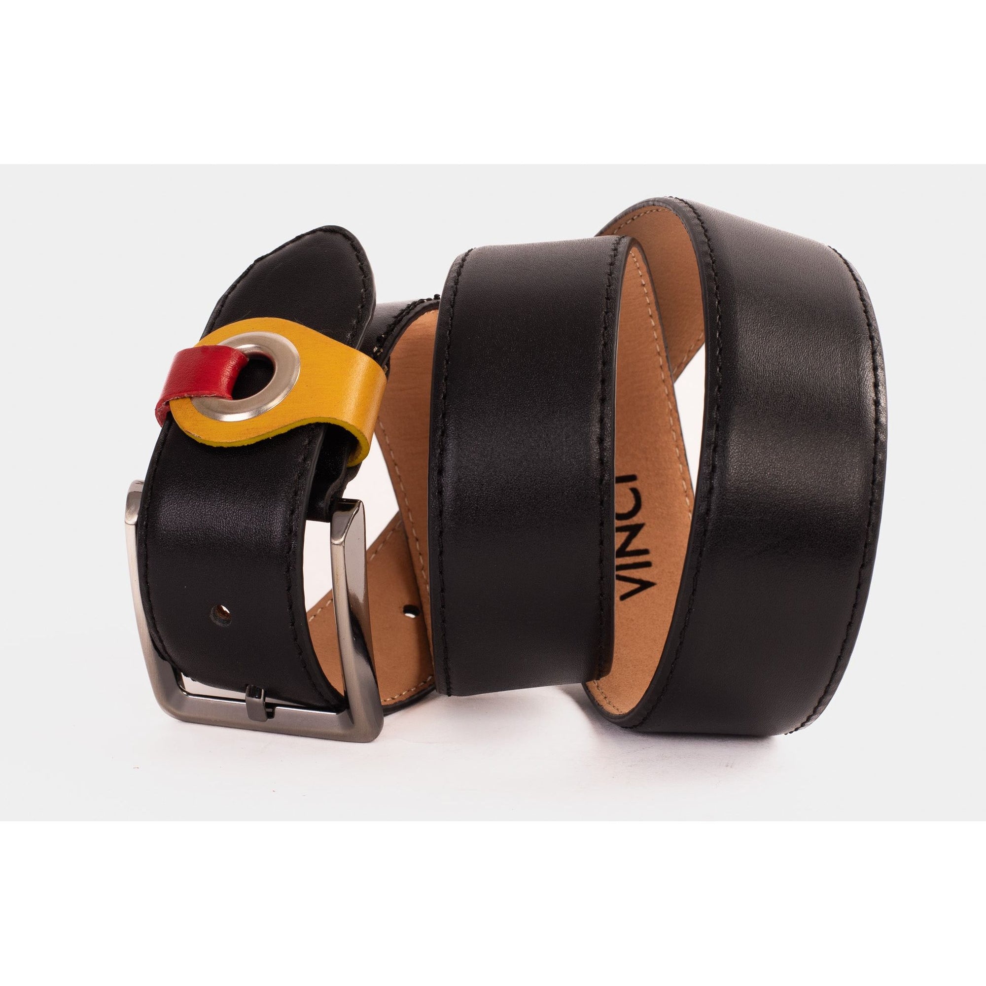 The Jackie Black Leather Belt