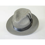 Men's Summer Spring Braid Straw Hat BRUNO CAPELO JULIAN JU927 Gray