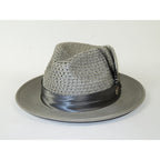 Men's Summer Spring Braid Straw Hat BRUNO CAPELO JULIAN JU927 Gray