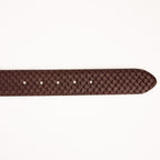 The Majesty Burgundy Leather Belt
