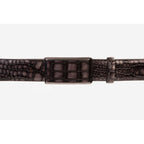 The Mississippi Gray Leather Belt
