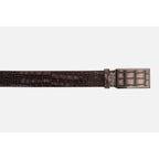 The Mississippi Gray Leather Belt