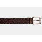 The Randor Burgundy Leather Belt