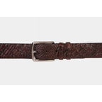 The Randor Burgundy Leather Belt