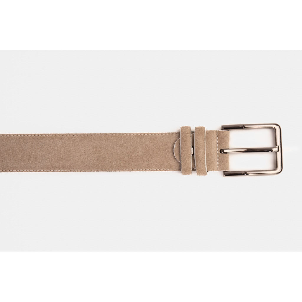 The Bari Beige Leather Belt