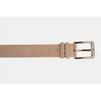 The Bari Beige Leather Belt