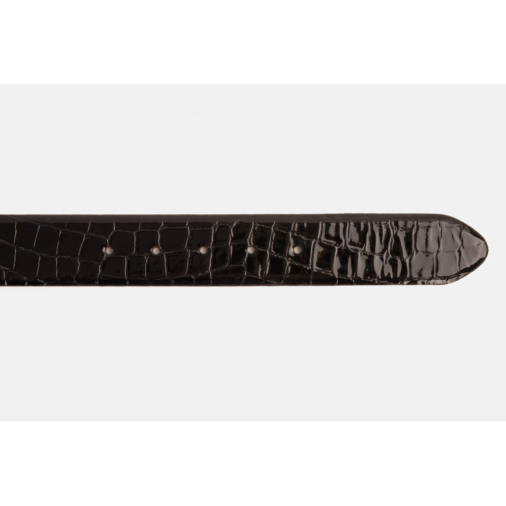 The Cordova Black Patent Leather Belt