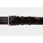 The King Black Leather Belt